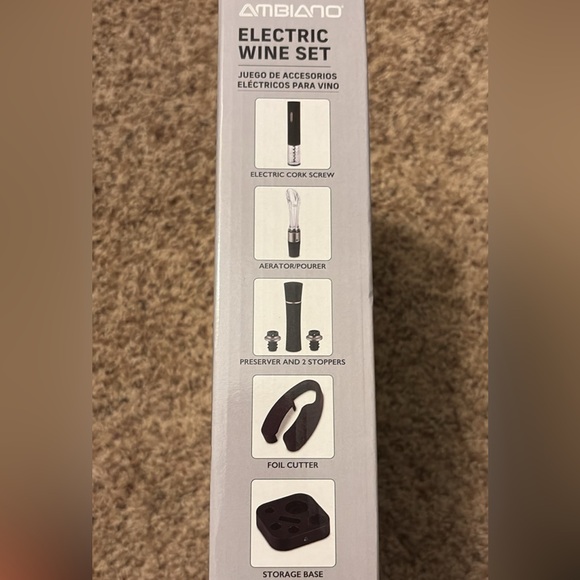 Ambiano Electric Wine Set - Black- NIB - Picture 3 of 4